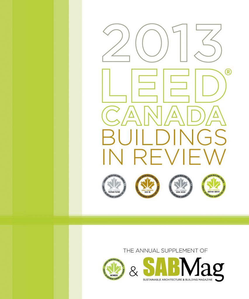 The 2013 Leed Canada Buildings In Review Sabmag